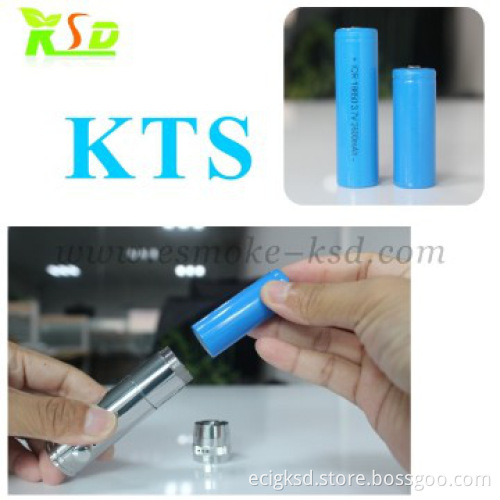 electronic cigarette kts mod stainless steel E cig mech mechanical mod